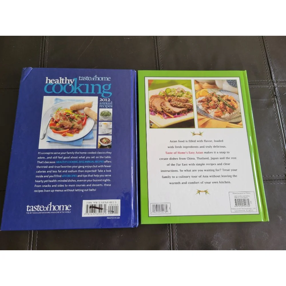 Taste of Home Cookbook Bundle | Healthy 2012 & Easy Asian